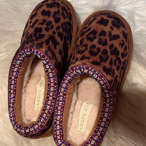 Madden NYC Women's Brown Leopard Slippers